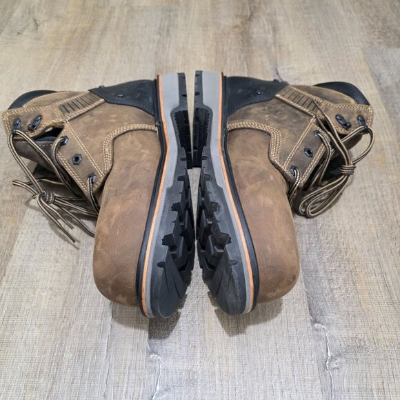 Timberland PRO Ballast 6" Men’s Work Boots 8.5M Brown A29HT Composite Toe Anti-F - Picture 9 of 14